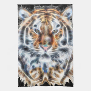 My Cat is Acting Up Tiger facial Energy Kitchen Towel