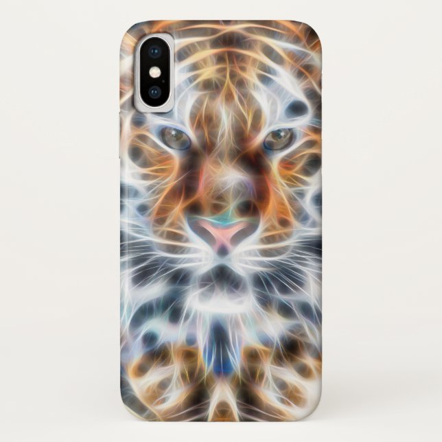 My Cat is Acting Up Tiger Head Energy Case-Mate iPhone Case (Back)