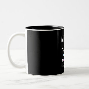 My Cat Is My Best Friends Two-Tone Coffee Mug