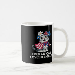 My Cat Loves Kamala Harris For President Coffee Mug