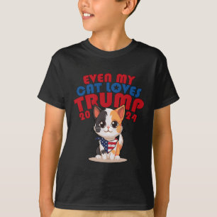 My Cat Loves Trump 2024 2 T-Shirt