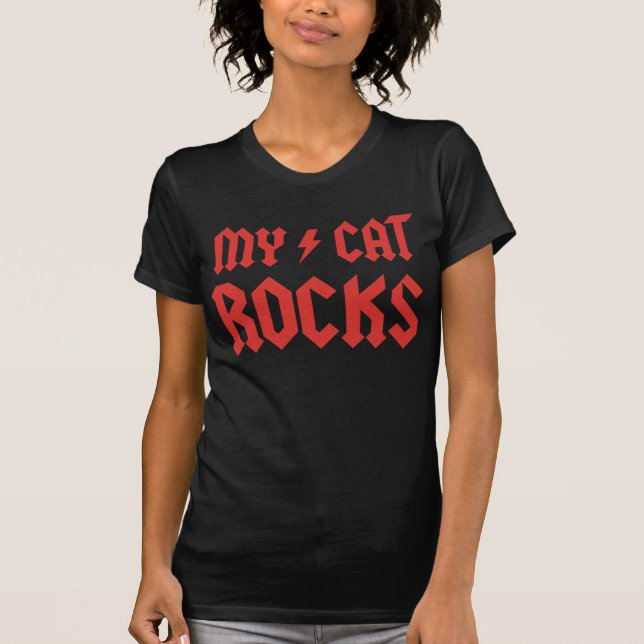 My Cat Rocks! T-Shirt (Front)