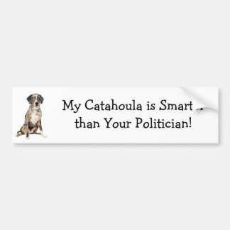 My Catahoula is Smarter Than your Politician Bumper Sticker