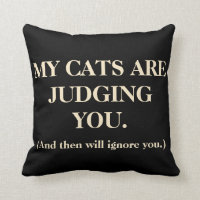 My Cats Are Judging You