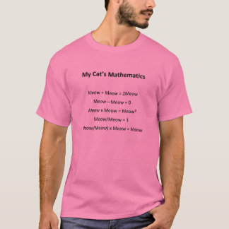 My Cat's Mathematics Shirt