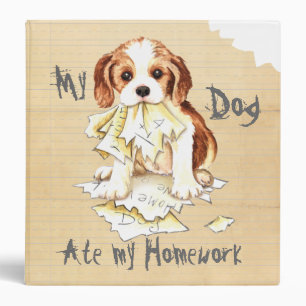 My Cavalier Ate My Homework Binder
