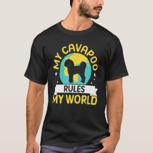 My Cavapoo Rules My World Dog Puppy Owner T-Shirt