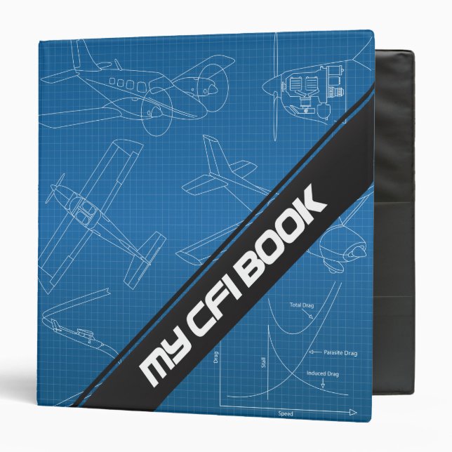 My CFI Book, Empty 3 Ring Binder (Front/Inside)
