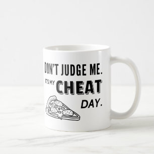 My Cheat Day Eat Pizza Diet Humour Coffee Mug