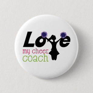 My Cheer Coach 2 Inch Round Button