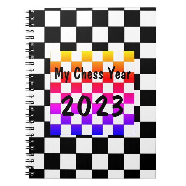My Chess Year 2023,  Notebook (Front)