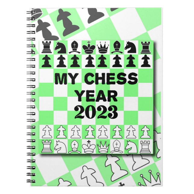 My Chess Year 2023, Notebook (Front)