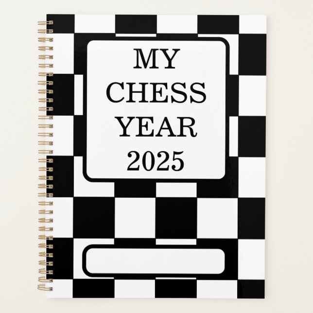 My Chess Year 2025 Planner (Front)
