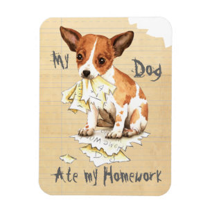 My Chihuahua Ate My Homework Magnet
