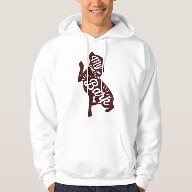 My Children Bark Dogs Love Chihuahua Bark Hoodie (Front)