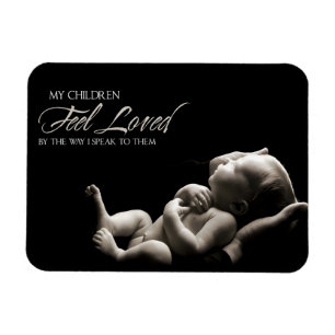 "My children feel loved" Motivation Affirmation Magnet
