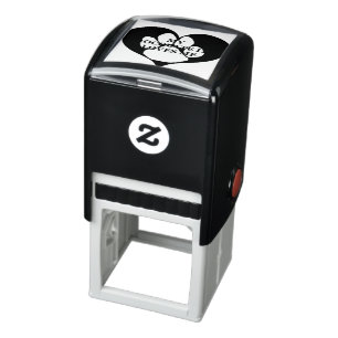 my chocolate lab loves me self-inking stamp