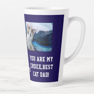 My Choice Cat Mom Cat Photo Customize Latte Mug