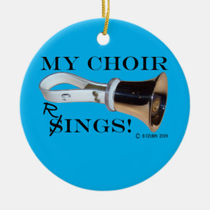 My Choir Rings Ceramic Ornament