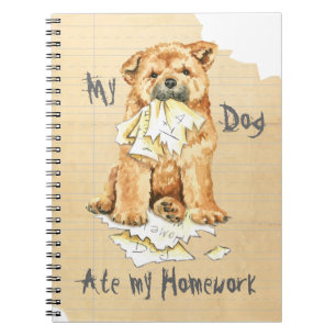 My Chow Chow Ate My Homework Notebook