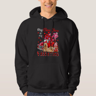 My Chow Chow Is My Valentine Two Dogs With Gnome P Hoodie