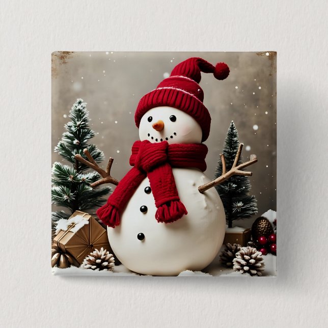 My Christmas 2 Inch Square Button (Front)