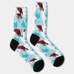 My Christmas Baby Hippo Socks