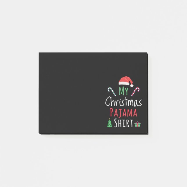 My Christmas Pajama Shirt Post-it Notes (Front)