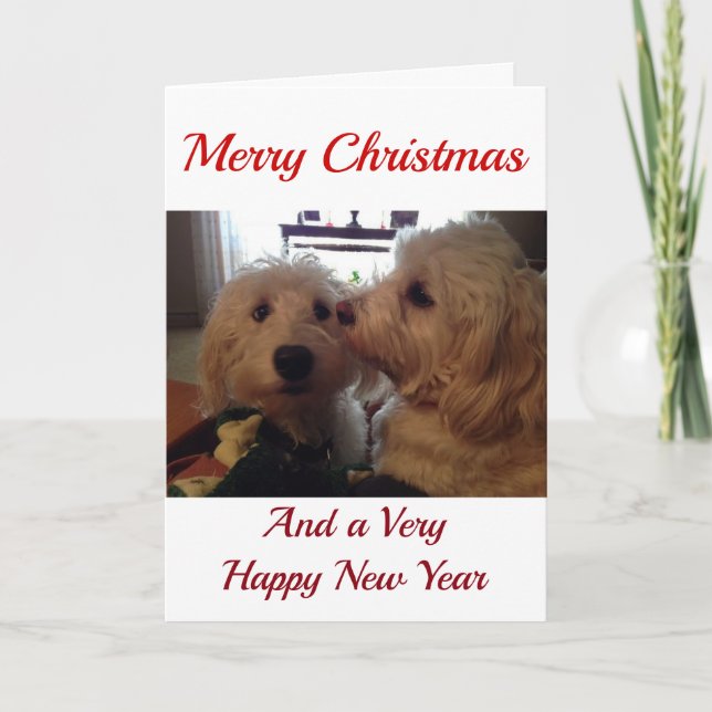 MY **CHRISTMAS PUPS** BEST CHRISTMAS EVER HOLIDAY CARD (Front)