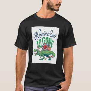 My Christmas Spirit Is Gone Santa Drinking Away Th T-Shirt