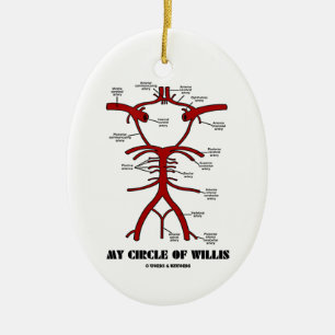 My Circle Of Willis (Anatomical) Ceramic Ornament