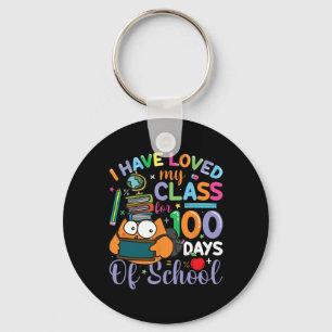 My Class 100 Days Smarter Teacher 100th Day Of Sch Keychain