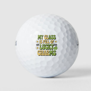 My Class Is Full Of Lucky Charms Patricks Teacher Golf Balls