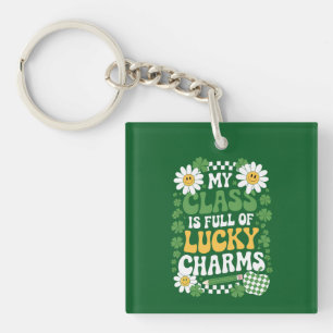 My Class Is Full Of Lucky Charms St Patrick's Day Keychain