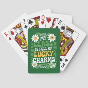 My Class Is Full Of Lucky Charms St Patrick's Day Playing Cards