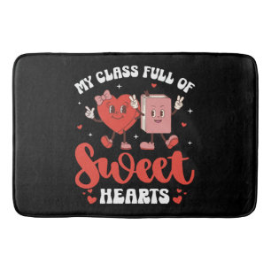 My Class is Full of Sweet Hearts Valentines Bath Mat