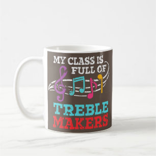 My Class Is Full Of Treble Makers Music Teacher Coffee Mug