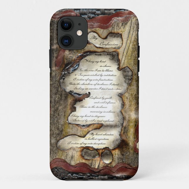 My Confession Case-Mate iPhone Case (Back)