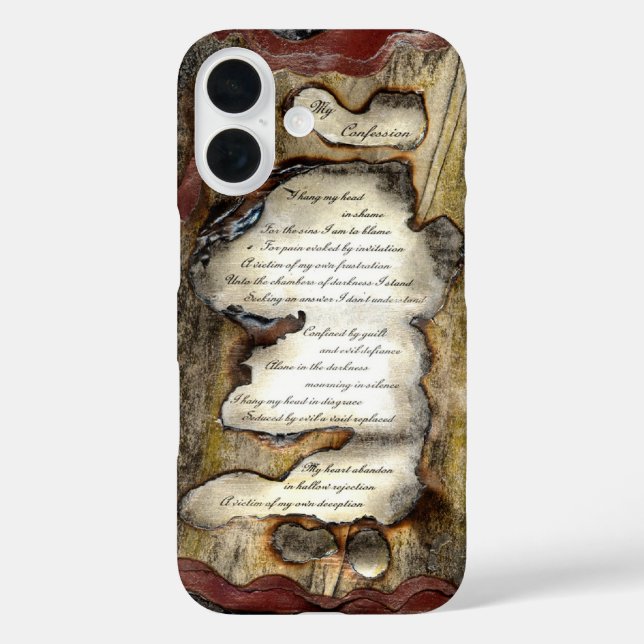 My Confession Case-Mate iPhone Case (Back)