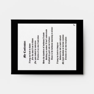 My Confession Envelope