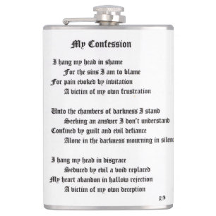 My Confession Hip Flask