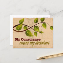 "My conscience" Motivation Affirmation