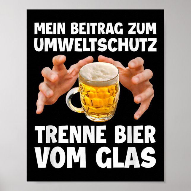 My Contribution To Environmental Protection Trenne Poster (Front)
