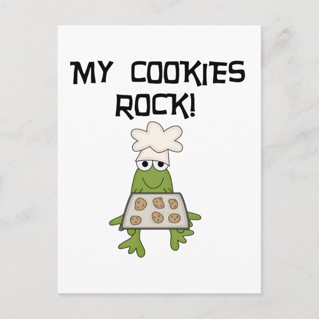 My Cookies Rock Tshirts and Gifts Postcard (Front)
