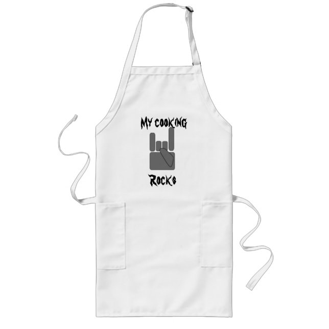 My cooking Rocks Long Apron (Front)