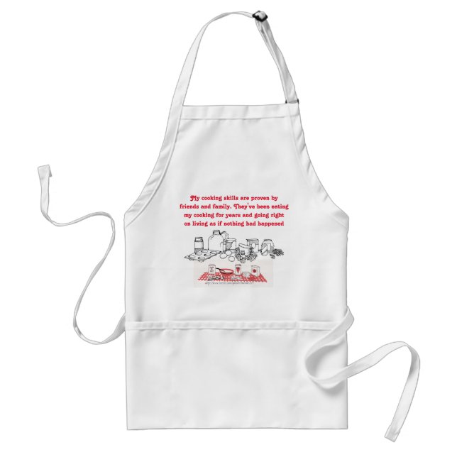 "My cooking skills" Standard Apron (Front)