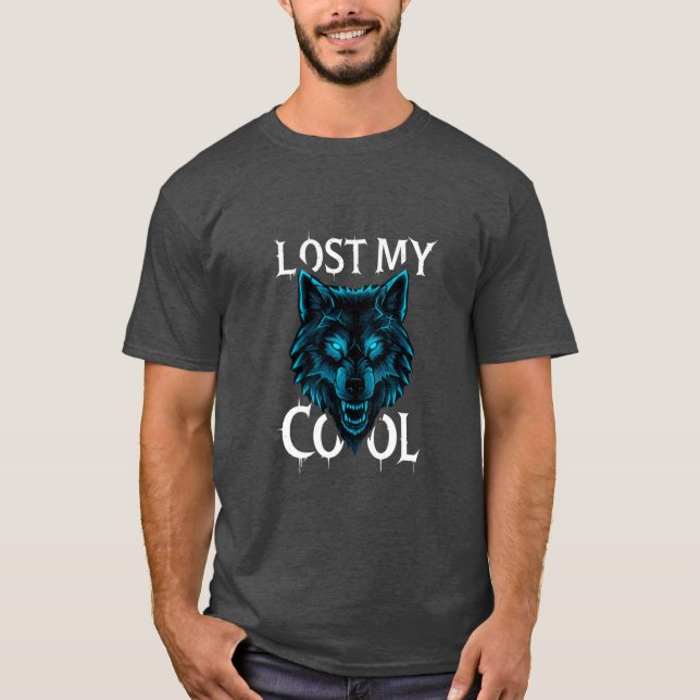 My Cool Angry Wolf T-Shirt – Bold Graphic Tee  (Front)
