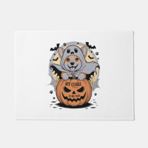 My Corgi is My Boo Halloween Doormat