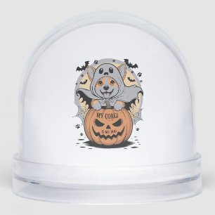My Corgi is My Boo Halloween Snowglobe