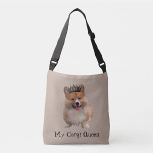 "My Corgi Queen" Welsh Corgi w/Tiara Tote Bag
